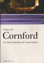 book La teoría platónica del conocimiento