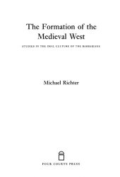 book The Formation of the Medieval West: Studies in the Oral Culture of the Barbarians