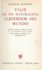 book Viaje de un naturalista alrededor del mundo