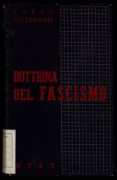 book Storia e Dottrina del Fascismo