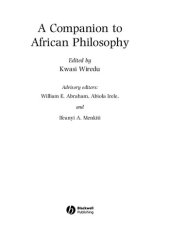 book Companion to African Philosophy