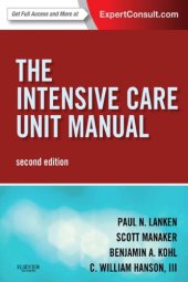 book The Intensive Care Unit Manual