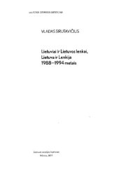 book Lietuviai ir Lietuvos lenkai, Lietuva ir Lenkija 1988-1994 metais