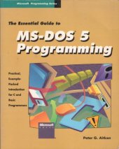 book The essential guide to MS-DOS 5 programming.