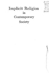 book Implicit religion in contemporary society