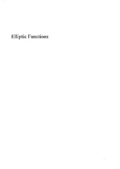 book Elliptic Functions: A Constructive Approach