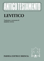 book Levitico. Traduzione e commento