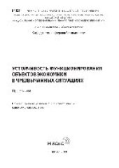 book Устойчивость функционирования объектов экономики в чрезвычайных ситуациях. Практикум