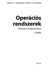 book Operációs rendszerek : tervezés és implementáció