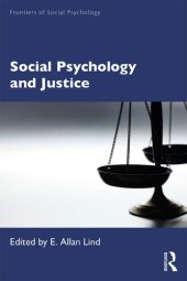 book Social Psychology and Justice