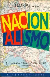 book Teorías del nacionalismo