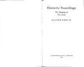 book Homeric soundings : the shaping of the Iliad