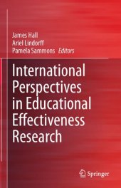 book International Perspectives in Educational Effectiveness Research