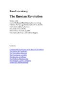 book The Russian Revolution