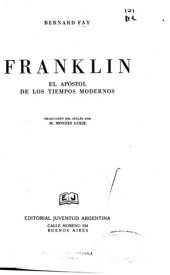 book Franklin. El apóstol de los tiempos modernos