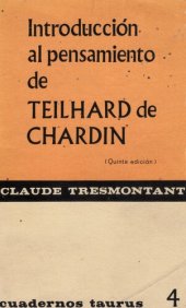 book Introducción al pensamiento de Teilhard de Chardin