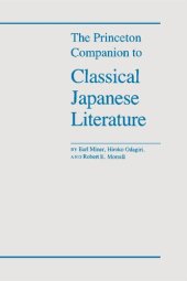 book The Princeton Companion to Classical Japanese Literature