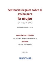 book Veredictos legales sobre el ayuno para la mujer