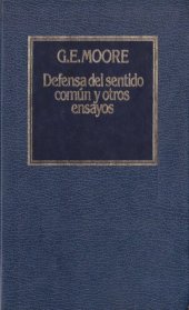 book Defensa del sentido común y otros ensayos