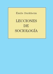 book Lecciones de sociología