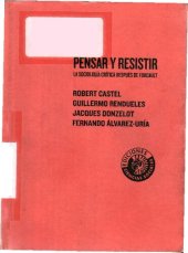 book Pensar y resistir. Una sociología crítica después de Foucault