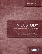 book In Custody: Law, Impunity and Prisoner Abuse in South Asia