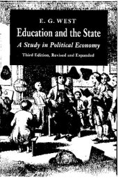 book Education and the State: A Study in Political Economy