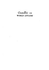 book Gandhi on World Affairs