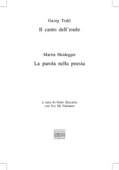 book Il canto dell'esule-La parola nella poesia