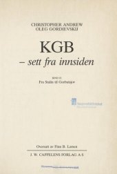 book KGB - sett fra innsiden 2: Fra Stalin til Gorbatsjov