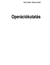 book Operációkutatás