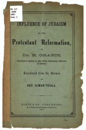 book Influence of Judaism on the Protestant Reformation