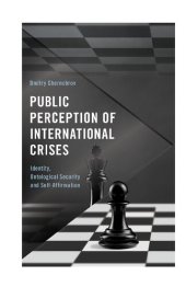 book Public Perception of International Crises: Identity, Ontological Security and Self-Affirmation