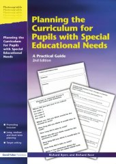 book Planning the Curriculum for Pupils with Special Educational Needs: A Practical Guide (Resource Materials for Teachers)