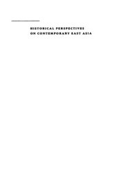 book Historical Perspectives on Contemporary East Asia