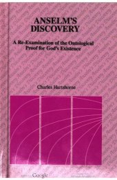 book Anselm's discovery : a re-examination of the ontological proof for God's existence