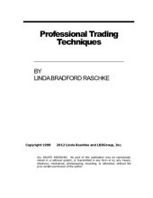 book Professional Trading Techniques