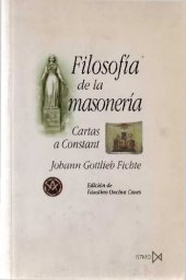 book Filosofía de la masonería. Cartas a Constant