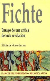 book Ensayo de una crítica de toda revelación