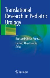 book Translational Research in Pediatric Urology: Basic and Clinical Aspects