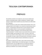 book Teologia Contemporanea