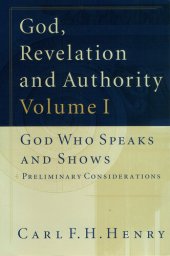 book God, Revelation and Authority