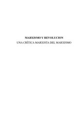 book Marxismo Y Revolucion (ensayo)