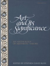 book Art and its Significance: An Anthology of Aesthetic Theory