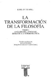 book La Transformacion De La Filosofia