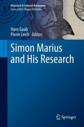 book Simon Marius and His Research