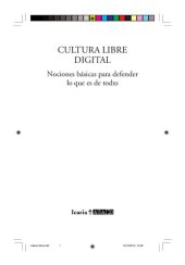 book Cultura Libre Digital