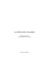 book La Ciencia De La Palabra