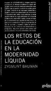 book Los Retos De La Educacion En La Modernidad Liquida