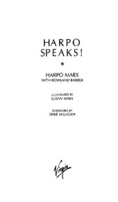 book Harpo Speaks!: The Autobiography